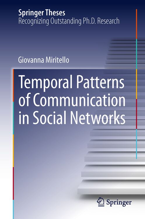 Produktbild: Temporal Patterns of Communication in Social Networks