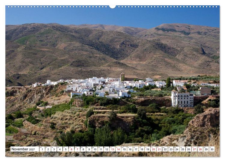 Produktbild: Momente einer Reise - Pueblos Blancos (Wandkalender 2027 DIN A2 quer), CALVENDO Monatskalender