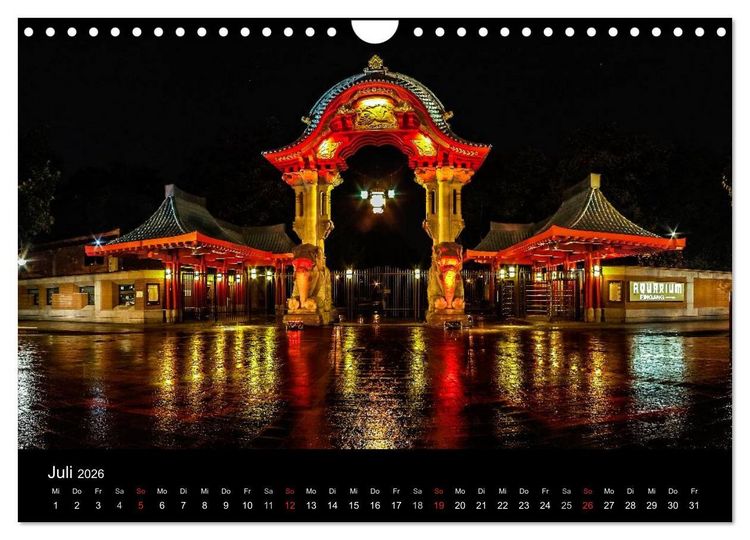 Produktbild: Colours of Berlin (Wandkalender 2026 DIN A4 quer), CALVENDO Monatskalender