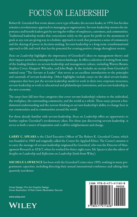 Produktbild: Focus on Leadership: Servant-Leadership for the 21st Century