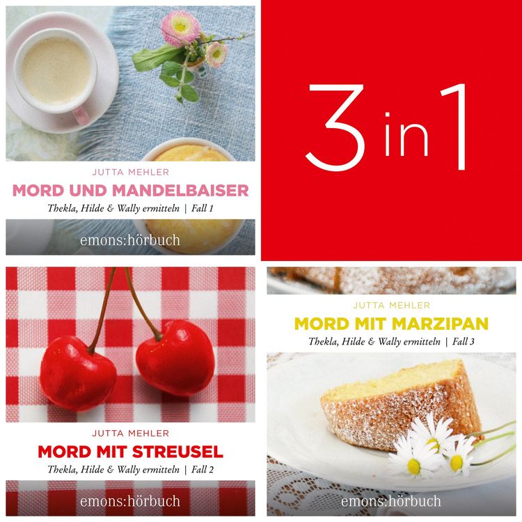 Produktbild: Die gro&szlig;e Thekla, Hilde & Wally Box - Mord und Mandelbaiser, Mord mit Streusel, Mord mit Marzipan - Thekla, Hilde, Wally