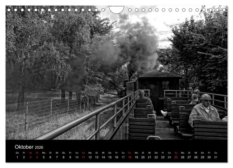 Produktbild: Ein Jahr mit der Schmalspurbahn aus Zittau (Wandkalender 2026 DIN A4 quer), CALVENDO Monatskalender