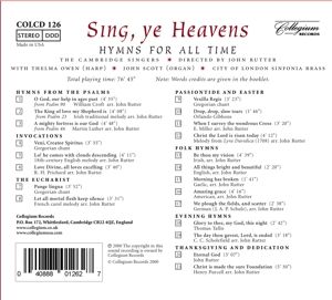Produktbild: Sing,Ye Heavens