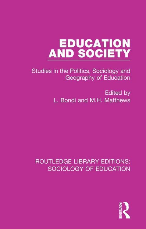 Produktbild: Education and Society