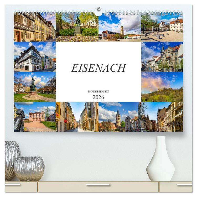 Produktbild: Eisenach Impressionen (hochwertiger Premium Wandkalender 2026 DIN A2 quer), Kunstdruck in Hochglanz