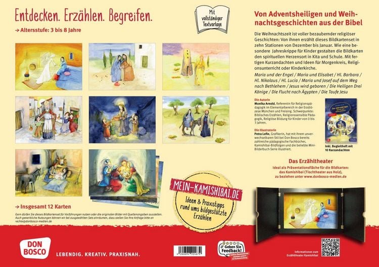 Produktbild: Die Jahreskrippe: Advent und Weihnachtszeit. Kamishibai Bildkartenset