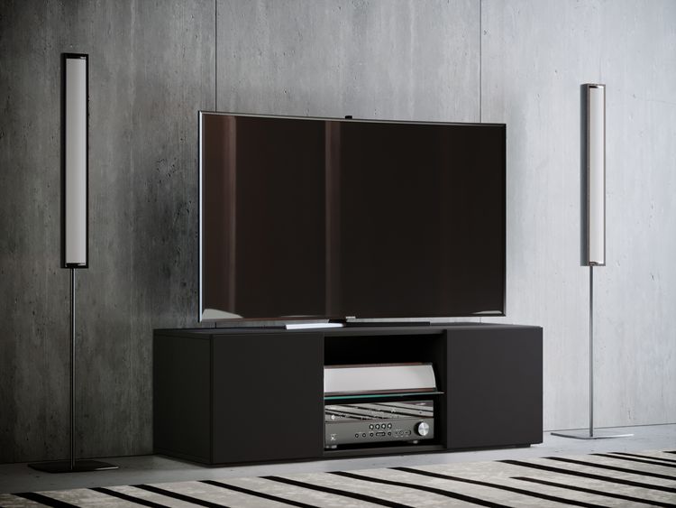 Produktbild: Holz TV Lowboard M&ouml;bel Fernsehschrank Lowina