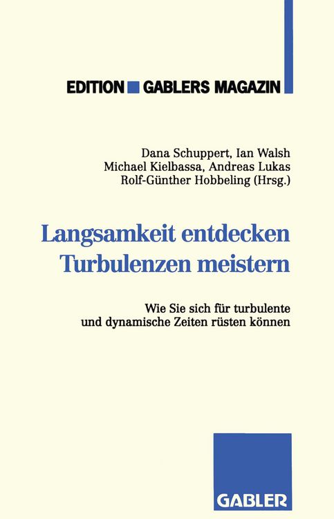 Produktbild: Langsamkeit entdecken Turbulenzen meistern