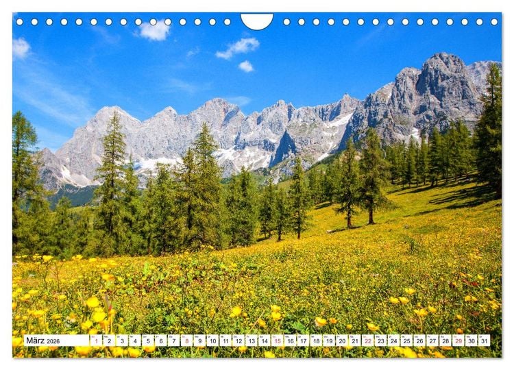 Produktbild: Ramsau am Dachstein (Wandkalender 2026 DIN A4 quer), CALVENDO Monatskalender