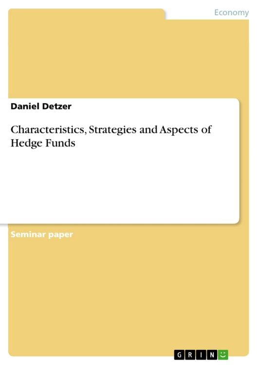 Produktbild: Hedge Funds