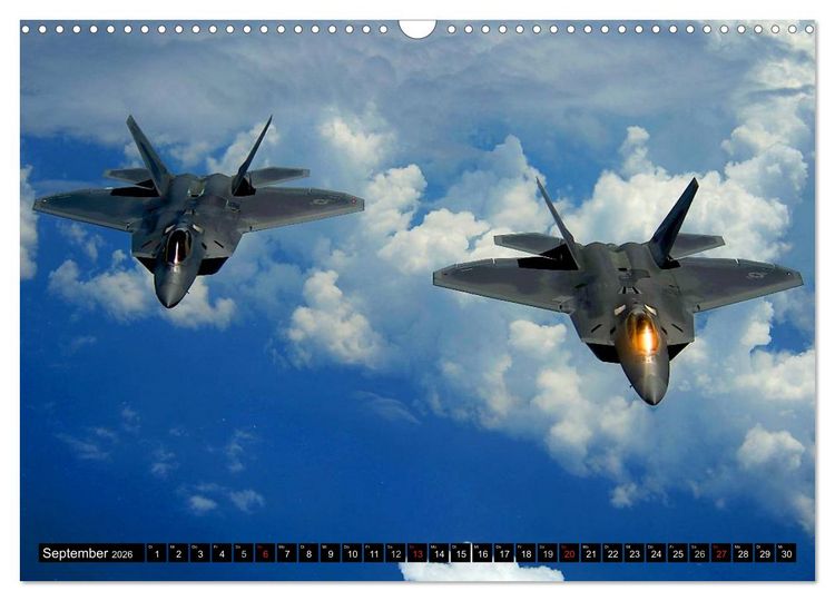 Produktbild: Kampfjets &bull; U.S. Aircraft (Wandkalender 2026 DIN A3 quer), CALVENDO Monatskalender