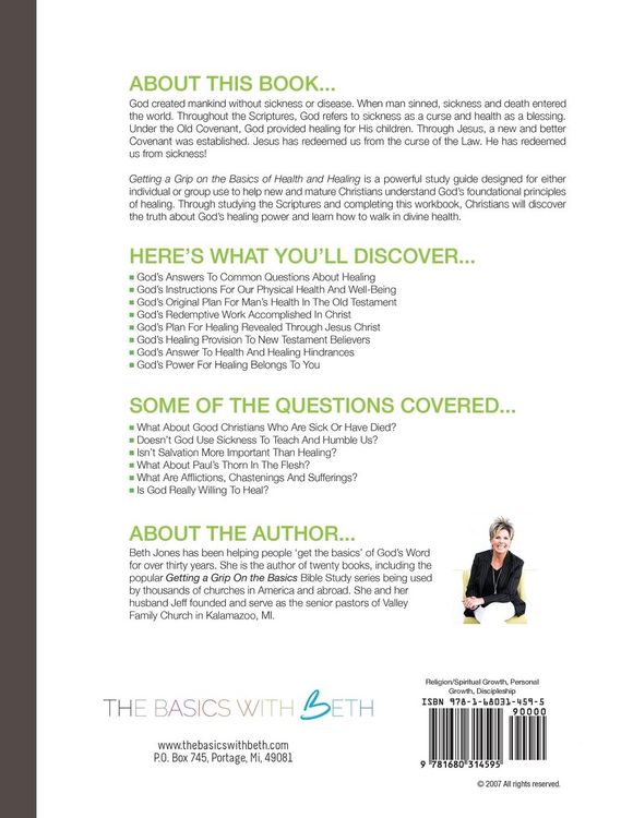 Produktbild: Getting a Grip on the Basics of Health and Healing