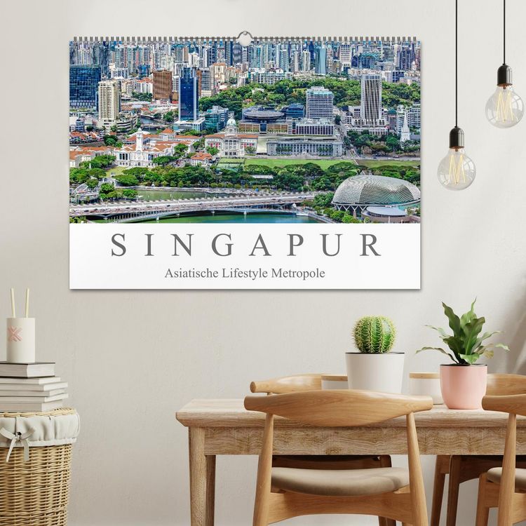 Produktbild: Singapur - Asiatische Lifestyle Metropole (Wandkalender 2026 DIN A2 quer), CALVENDO Monatskalender