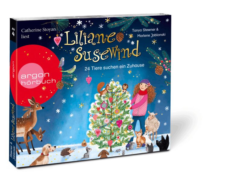 Produktbild: Liliane Susewind &ndash; 24 Tiere suchen ein Zuhause. Das Adventskalender-H&ouml;rbuch