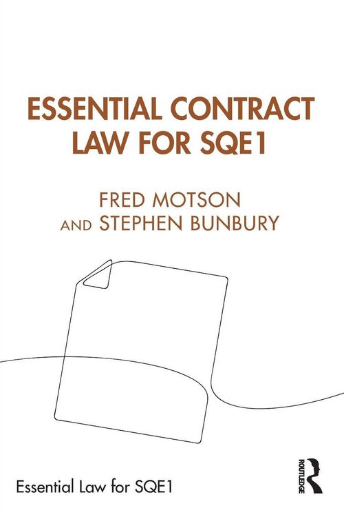 Produktbild: Essential Contract Law for SQE1