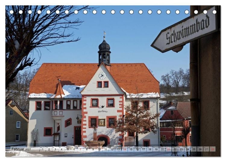 Produktbild: Mittel-Th&uuml;ringen (Tischkalender 2027 DIN A5 quer), CALVENDO Monatskalender