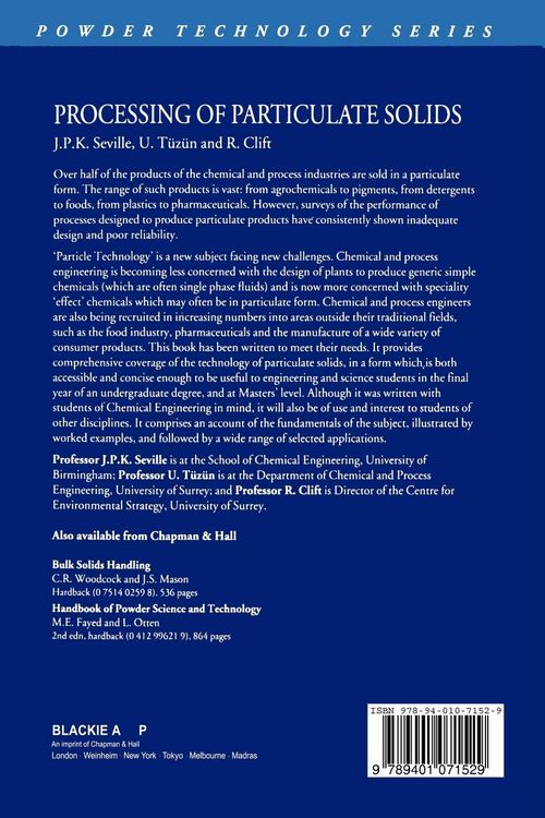 Produktbild: Processing of Particulate Solids