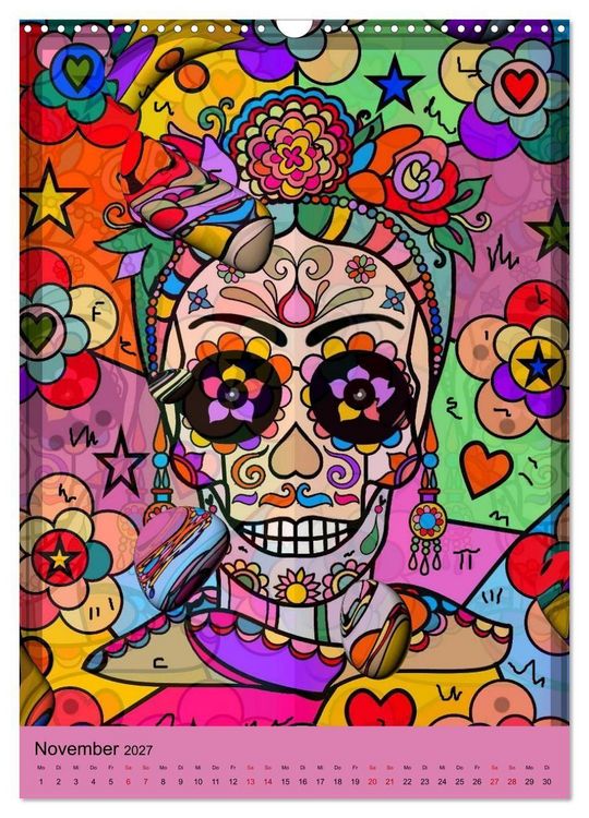 Produktbild: Nico Bielows Dia los Muertos (Wandkalender 2027 DIN A3 hoch), CALVENDO Monatskalender