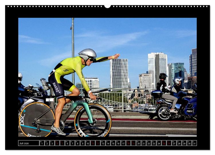 Produktbild: TRIATHLON Impressionen (Wandkalender 2026 DIN A2 quer), CALVENDO Monatskalender