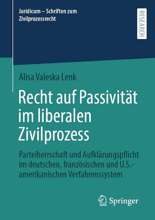 Produktbild: Recht auf Passivit&auml;t im liberalen Zivilprozess