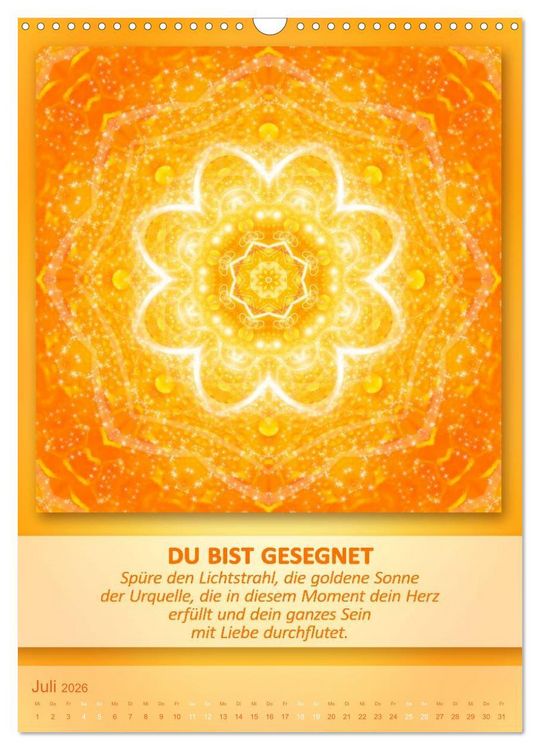 Produktbild: Light Energy Mandalas - Kalender - Vol. 2 (Wandkalender 2026 DIN A3 hoch), CALVENDO Monatskalender