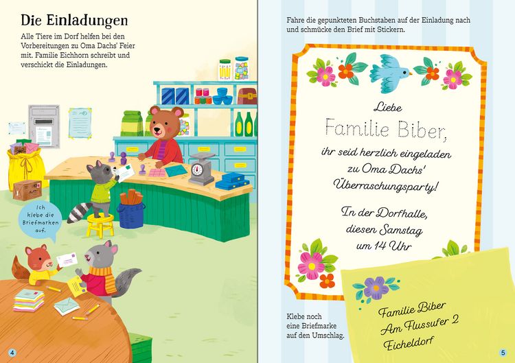 Produktbild: Mein Immer-wieder-Stickerbuch: Oma Dachs feiert Geburtstag