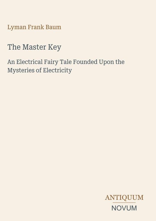 Produktbild: The Master Key