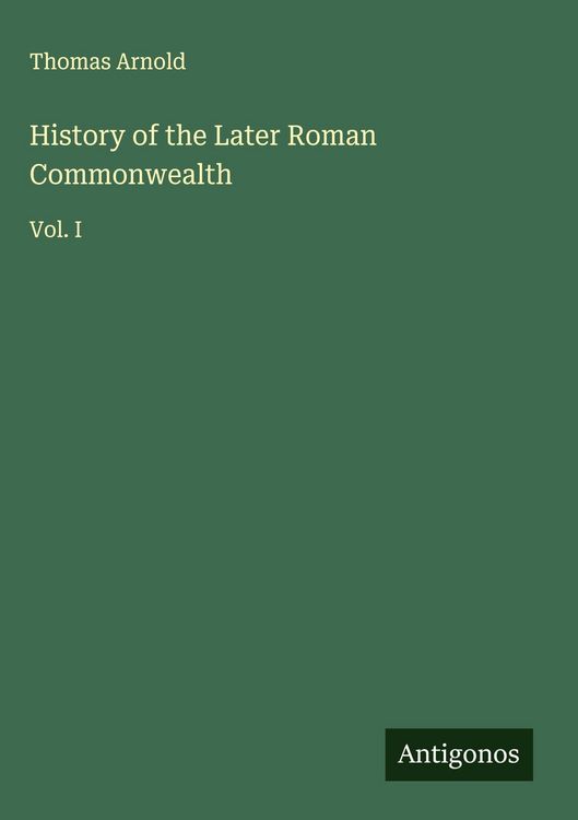 Produktbild: History of the Later Roman Commonwealth