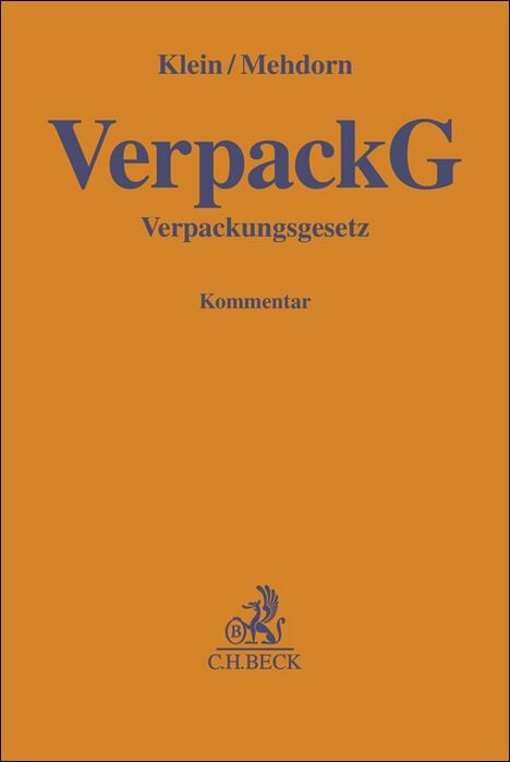 Produktbild: Verpackungsgesetz. VerpackG