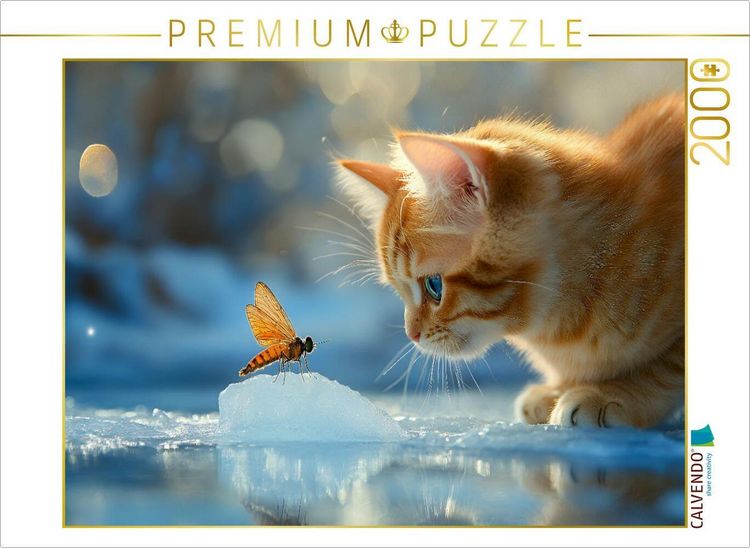 Produktbild: CALVENDO Puzzle Wer bist du denn | 2000 Teile Lege-Gr&ouml;&szlig;e 90x67cm Foto-Puzzle f&uuml;r gl&uuml;ckliche Stunden