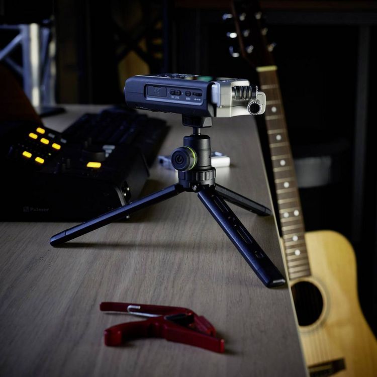 Produktbild: Gravity VS TRIPOD 01 B Tischstativ 1/4 Zoll Arbeitsh&ouml;he=85 - 215mm Schwarz Kugelkopf