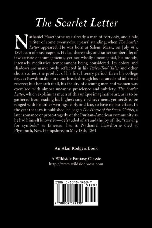 Produktbild: The Scarlet Letter by Nathaniel Hawthorne, Fiction, Literary, Classics
