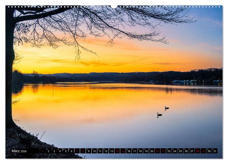 Produktbild: Wundersch&ouml;nes Ruhrgebiet - Abseits von Kohle und Stahl (hochwertiger Premium Wandkalender 2026 DIN A2 quer), Kunstdruck in Hochglanz
