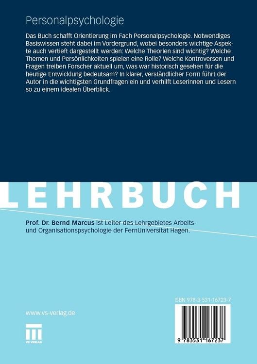 Produktbild: Personalpsychologie