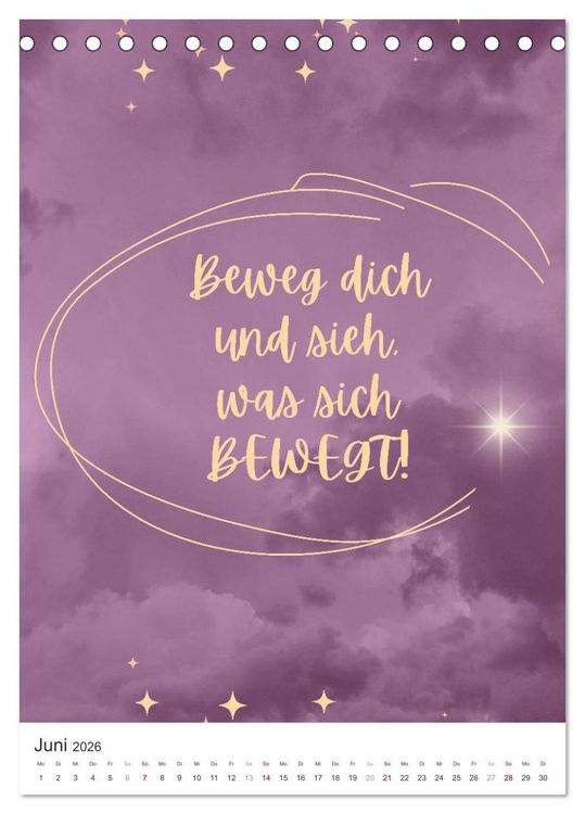 Produktbild: Freudvoll durchs Jahr! (Tischkalender 2026 DIN A5 hoch), CALVENDO Monatskalender