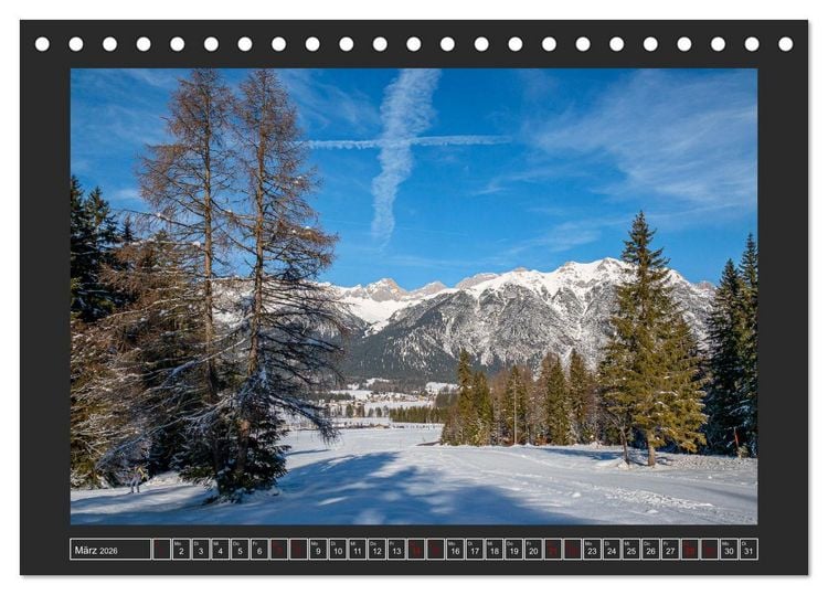 Produktbild: Leutasch tut gut (Tischkalender 2026 DIN A5 quer), CALVENDO Monatskalender