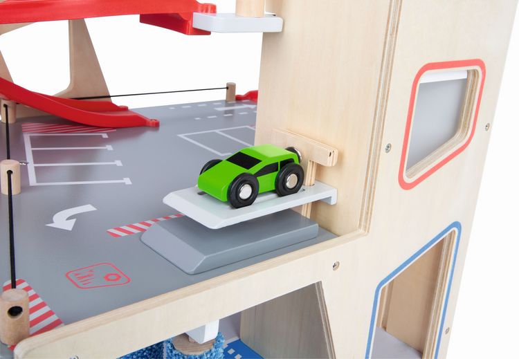 Produktbild: small foot 11676 - Parkhaus Premium mit Autos und Zubeh&ouml;r, Holz