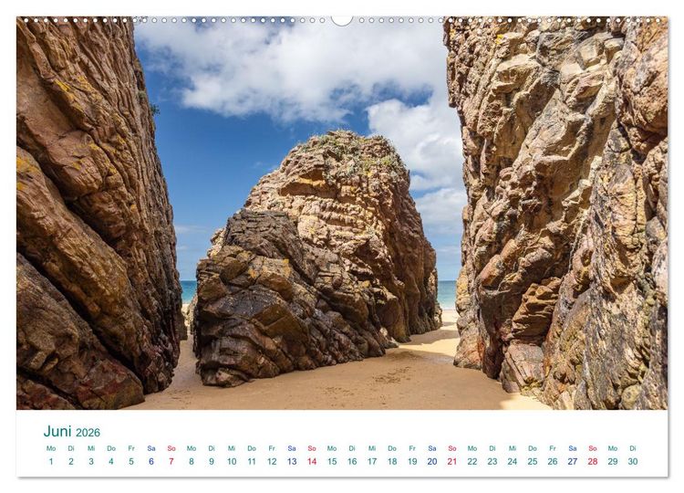 Produktbild: Smaragdk&uuml;ste C&ocirc;te d'&Eacute;meraude. Der malerische Norden der Bretagne (hochwertiger Premium Wandkalender 2026 DIN A2 quer), Kunstdruck in Hochglanz