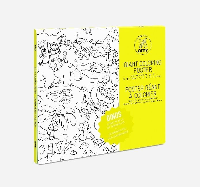Produktbild: Giant Coloring Poster 70 x 100, Dinos