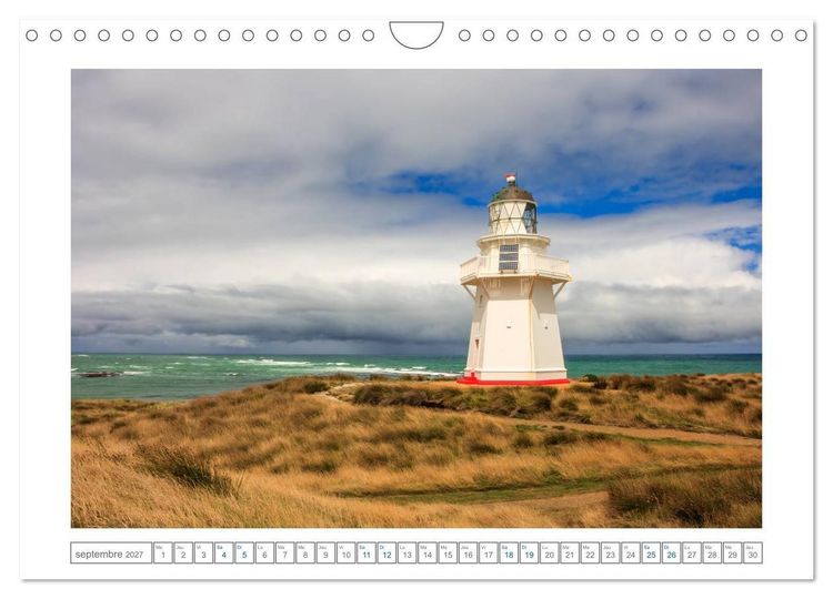 Produktbild: Phares de Nouvelle-Z&eacute;lande (Calendrier mural 2027 DIN A4 vertical), CALVENDO calendrier mensuel