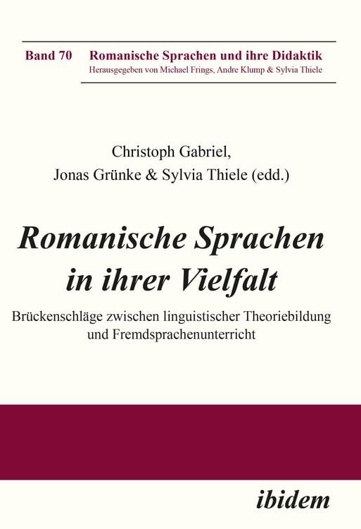 Produktbild: Romanische Sprachen in ihrer Vielfalt