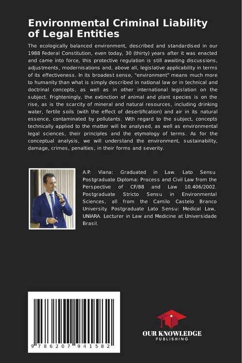 Produktbild: Environmental Criminal Liability of Legal Entities
