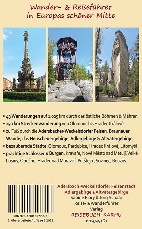 Produktbild: Adersbach Weckelsdorfer Felsenstadt, Adlergebirge & Altvatergebirge