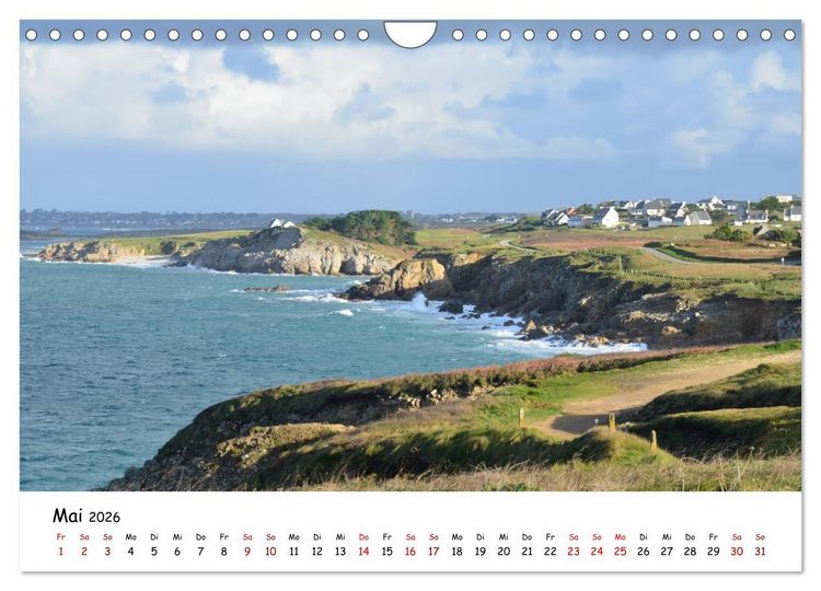 Produktbild: Bretagne. D&eacute;partement Finist&egrave;re - C&ocirc;te des Abers (Wandkalender 2026 DIN A4 quer), CALVENDO Monatskalender
