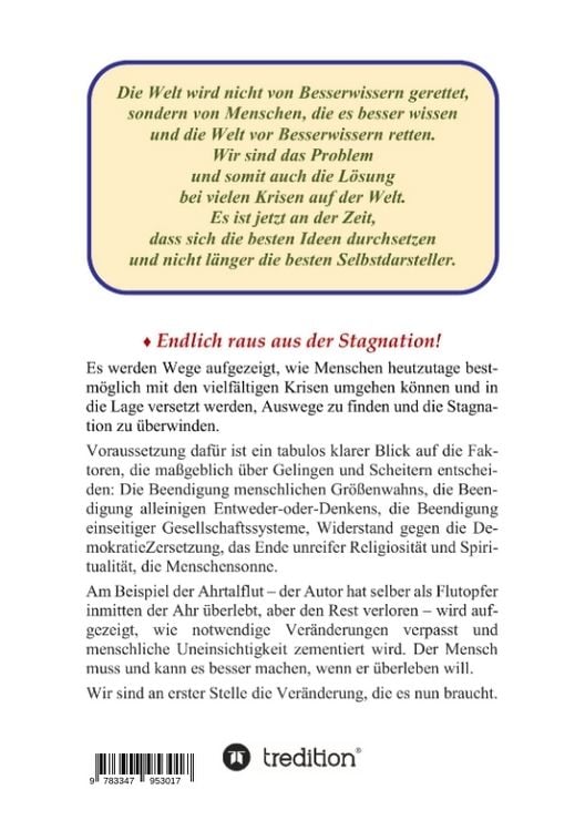 Produktbild: Die Evolution braucht Dich jetzt