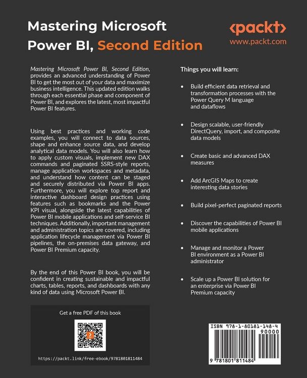 Produktbild: Mastering Microsoft Power BI - Second Edition