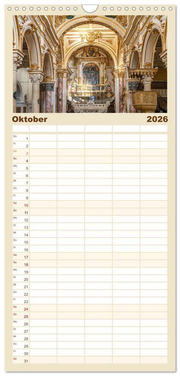 Produktbild: Familienplaner 2026 - Italiens Welterbe Matera mit 5 Spalten (Wandkalender, 21 x 45 cm) CALVENDO