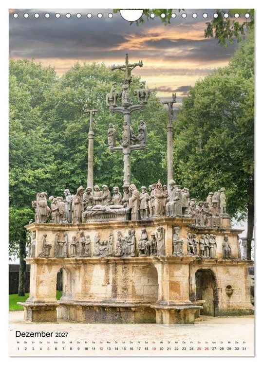 Produktbild: Kalvarien in der Bretagne (Wandkalender 2027 DIN A4 hoch), CALVENDO Monatskalender