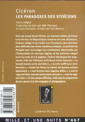 Produktbild: Les paradoxes des Sto&iuml;ciens
