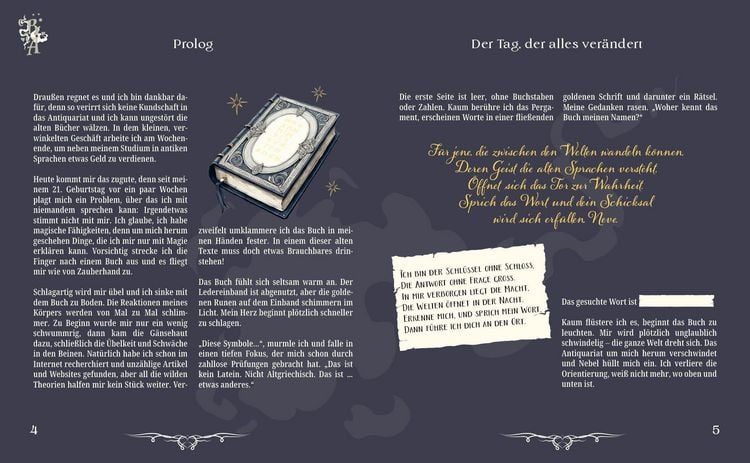 Produktbild: Dark Hearts & Magic Minds &ndash; Eine R&auml;tsel-Romantasy